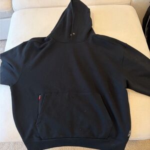 ASRV Black Hoodie with Red Detail